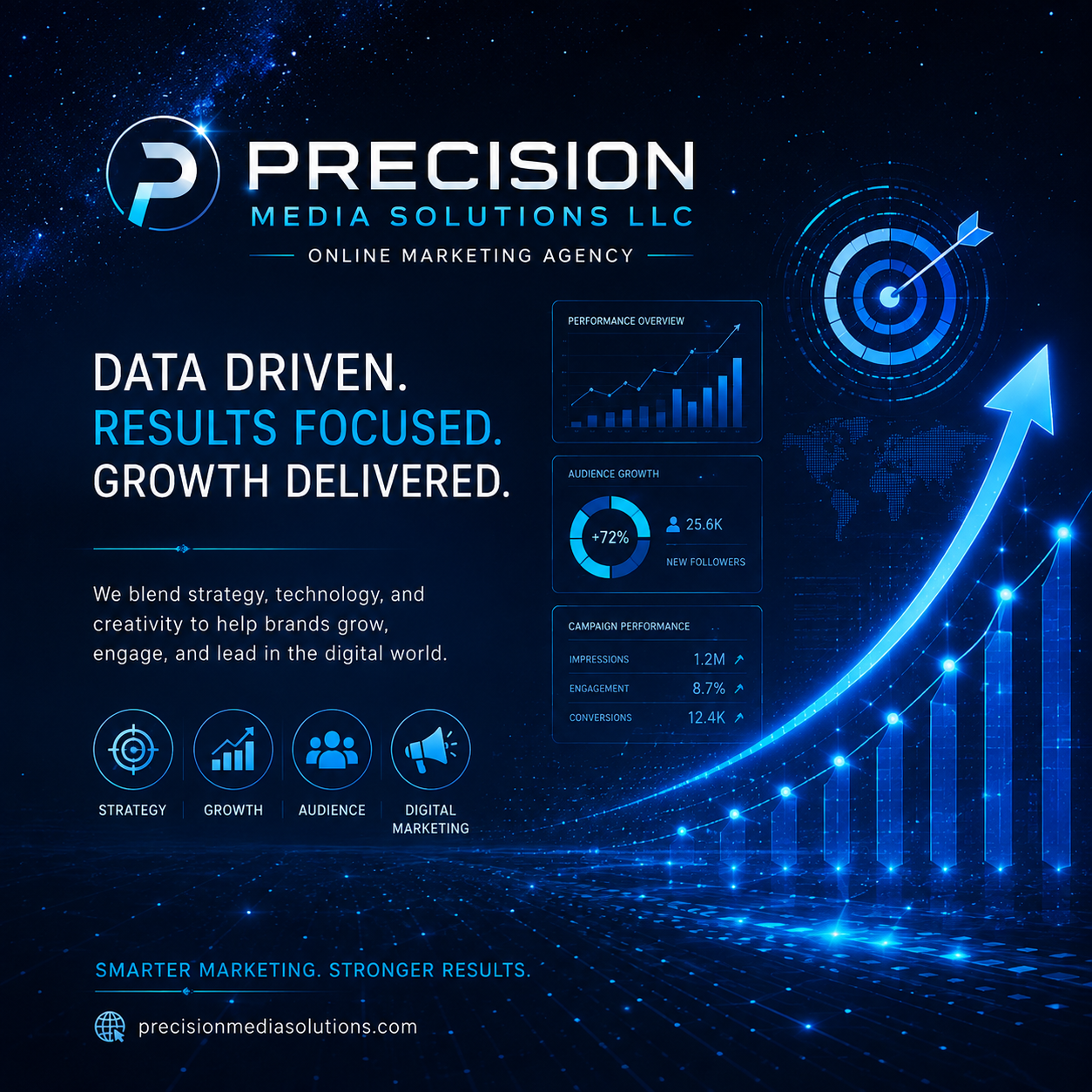 Precision Media Solutions – Data driven results focused growth delivered